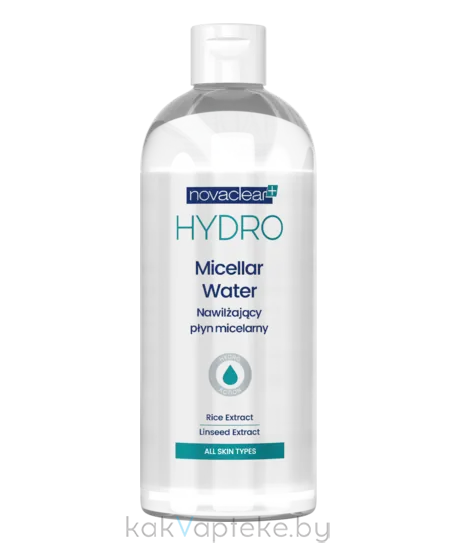 Novaclear Hydro мицеллярная вода, 400 мл
