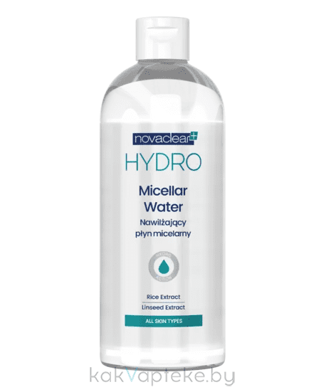 Novaclear Hydro мицеллярная вода, 400 мл