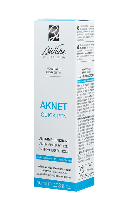 BioNike Крем для лица против несовершенств AKNET QUICKPEN anti-imperfection,10 мл