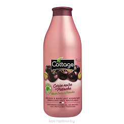 COTTAGE Гель для душа и ванны увлажняющий Black Cherry & Pistachio / Moisturizing Shower Gel and Bath Milk, 750 мл