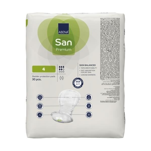 Abena San Premium Прокладки одноразовые урологические для взрослых (4), 30 шт