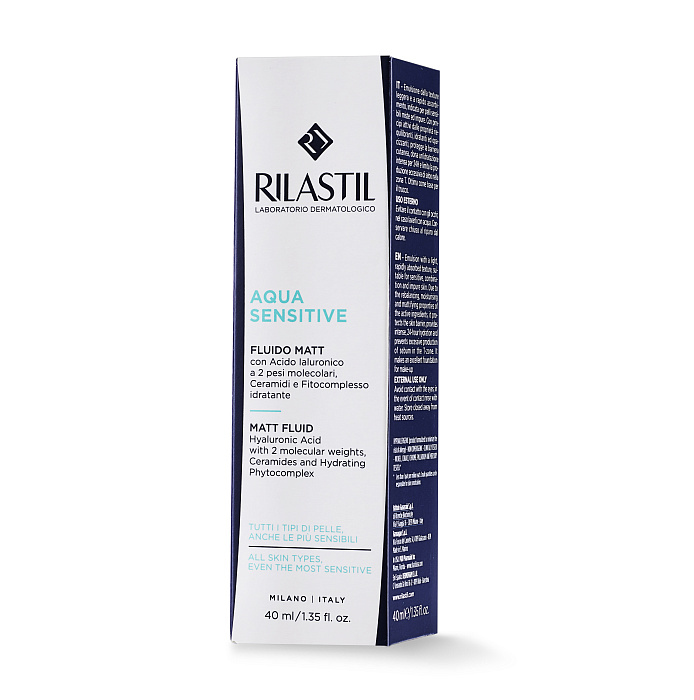 RILASTIL AQUA SENSITIVE Матирующий флюид 40 мл