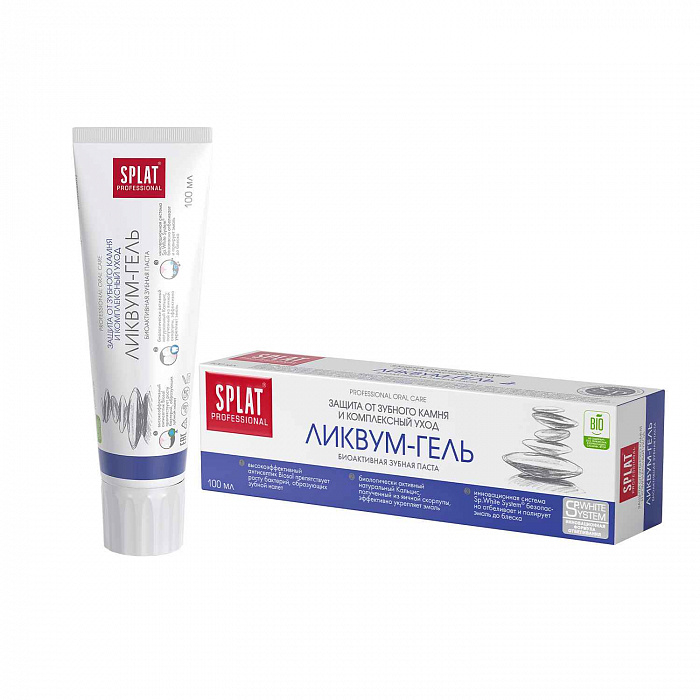 Зубная паста серии Professional SPLAT (СПЛАТ) LIKVUM-GEL/ЛИКВУМ-ГЕЛЬ 100 мл