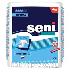 Seni Optima medium Подгузники для взрослых с пояском 10 шт