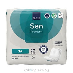 Abena San Premium Прокладки одноразовые урологические для взрослых (3А), 28 шт