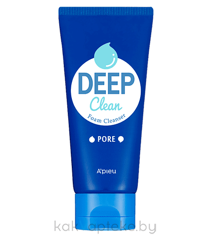 A'PIEU Пенка-скраб для глубокого очищения пор Deep Clean Foam Cleanser (Pore), 130 мл