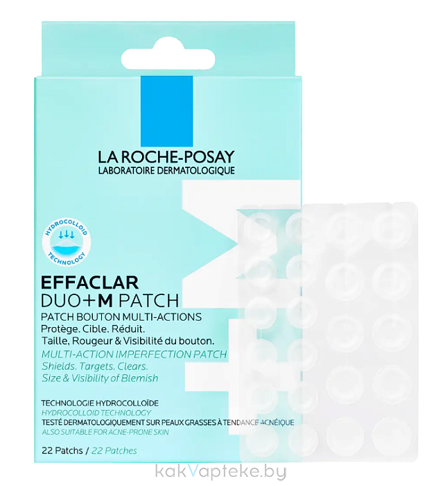 LA ROCHE-POSAY Effaclar DUO+M Патчи мультифункциональные  22 шт