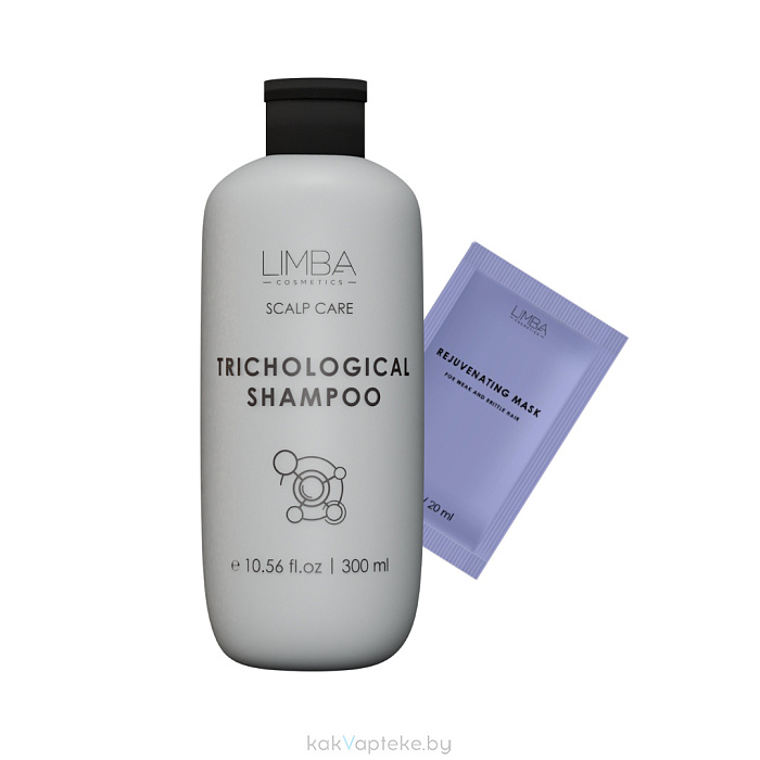 Limba Cosmetics Набор д/жирной и проблемной кожи гол.(Трихологический шампунь д/жирн и пробл кож гол,300 мл+ Вост маска д/осл вол Rejuvenating Mzsk,20мл)