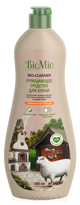 BioMio BIO-KITCHEN CLEANER Экологичное чистящее средство для кухни. Апельсин 500 мл