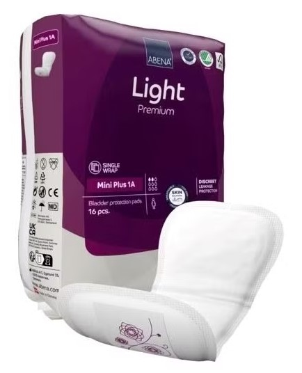 Abena Light Прокладки одноразовые для взрослых (Mini Plus 1), 16 шт