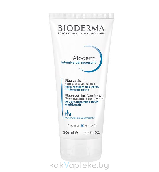 Bioderma Атодерм Гель Интенсив / Atoderm Intensive Gel Moussant  200 мл