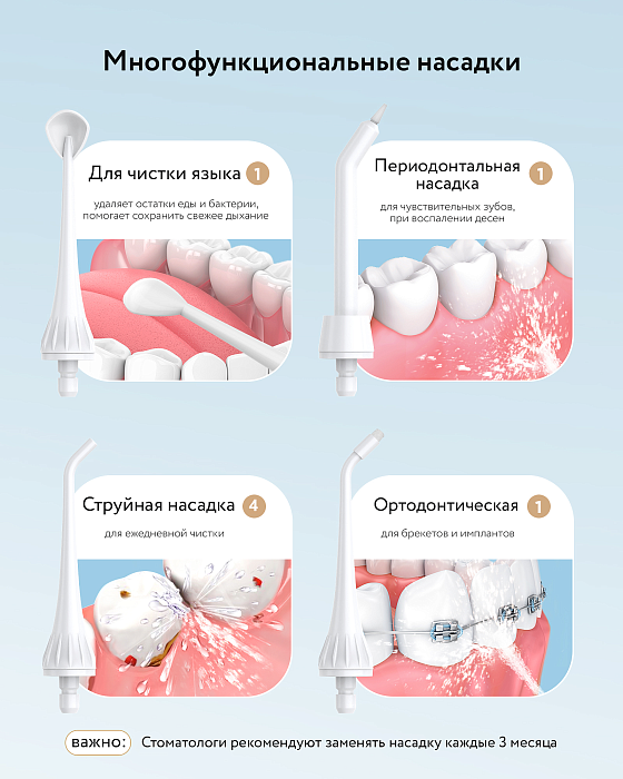 Fairywill F5020E Ирригатор (белый)
