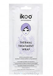 IKOO infusions Маска-обертывание для восстановления волос «Детокс и баланс» 1 шт.