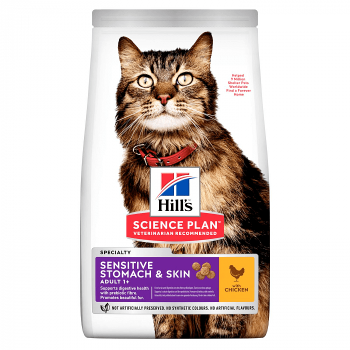 Hill's SP Корм для кошек деликат (курица) 1,5кг 604721
