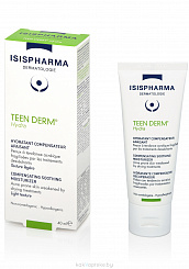ISISPHARMA TEEN DERM Hydra (Тин дерм Гидра) Крем восстанавливающий увлажняющий при сухости и раздражении проблемной кожи, 40 мл