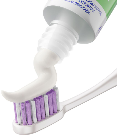 BIOMED HEALTHYWHITE Инновационная зубная паста Взрывная свежесть. Отбеливание и восстановление эмали. Свежий огурец и мята, 65 г