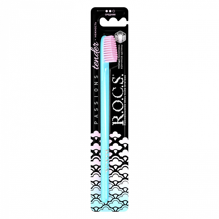 R.O.C.S. Зубная щетка PASSIONS (средняя)