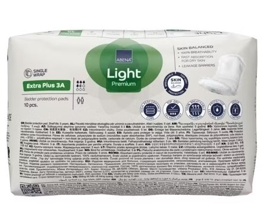 Abena Light Прокладки одноразовые для взрослых (Extra Plus 3A), 10 шт