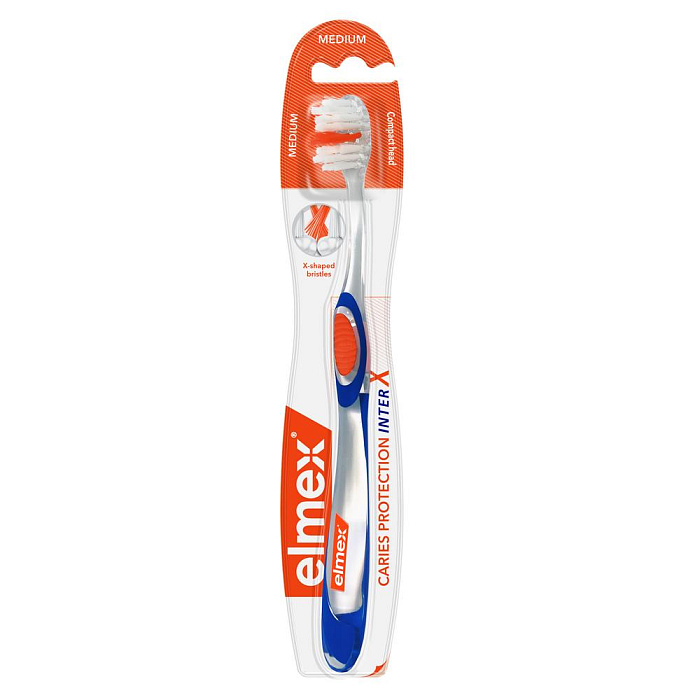 Elmex Colgate Сaries Protection Зубная щетка (Colgate Элмекс "Защита от кариеса") (средней жесткости)