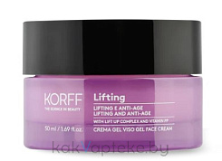 KORFF Лифтинговый и антивозрастной крем-гель для лица, 50 мл