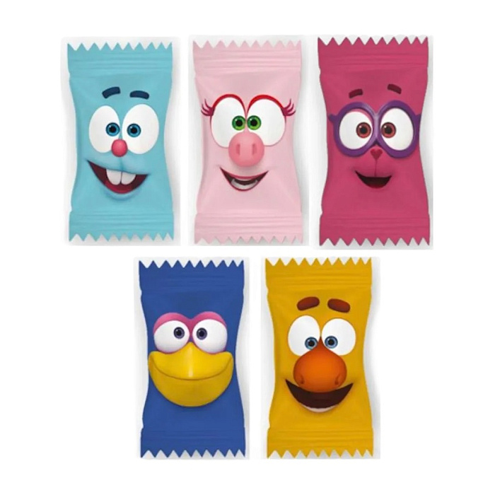 Малинки-Виталинки леденцы поливитамин №20 со вкусом малина-банан