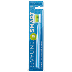 Revyline SM6000 Зубная щетка (голубая с салатовой щетиной 5689)