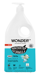 WONDER LAB Экогель для мытья посуды (жасмин и морская соль) 1,0 л