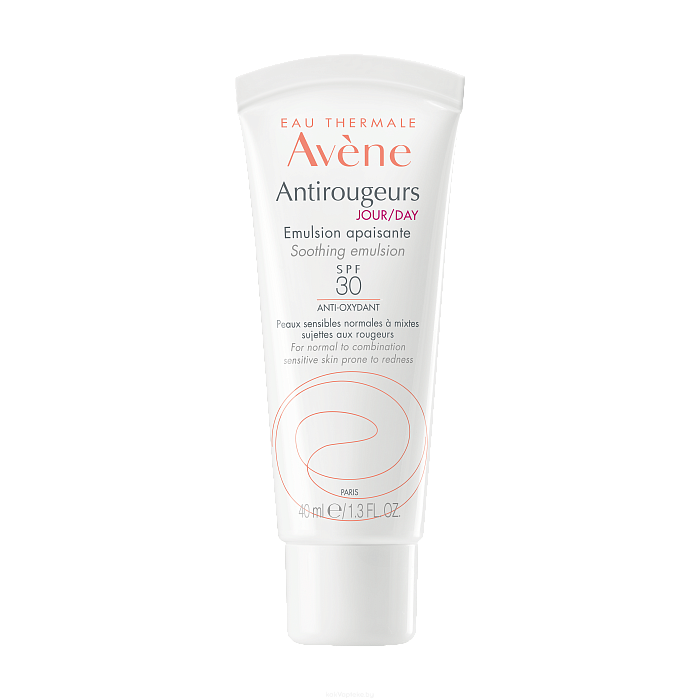 AVENE Antirougeurs Jour Дневная увлажняющая эмульсия SPF 30, 40 мл