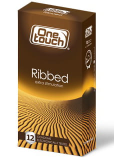 One Touch Ribbed Презервативы, 12 шт