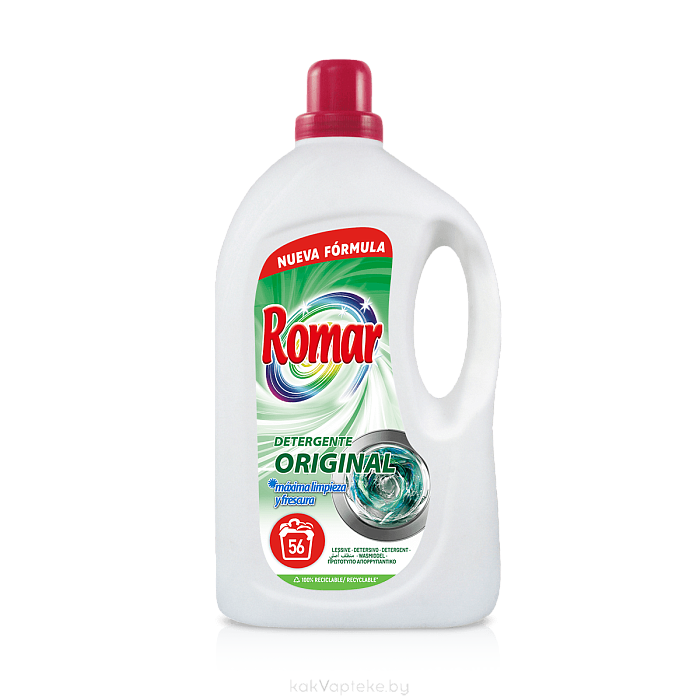ROMAR Концентрированный универсальный гель для стирки белья "ОРИГИНАЛ", 3л