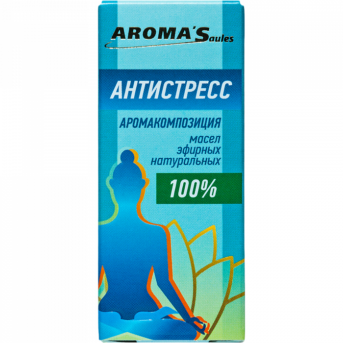 AROMA’Saules Аромакомпозиция эфирных масел водорастворимая "Антистресс",30 мл