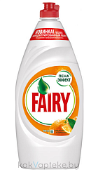 FAIRY Средство для мытья посуды Апельсин и Лимонник, 900 мл