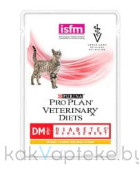 Pro Plan DM St/Ox. Корм конс. полнорац. диетич. для взр. кошек при диабете, 85г