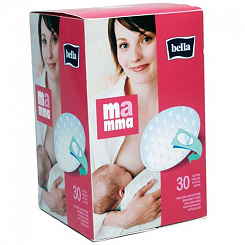 Bella MAMMA Вкладыши лактационные на липучке, 30 шт
