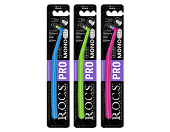 R.O.C.S. PRO Mono Монопучковая зубная щетка для взрослых (мягкая)