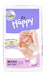 Bella Baby Happy MICRO Подгузники гигиенические для недоношенных детей 30 шт