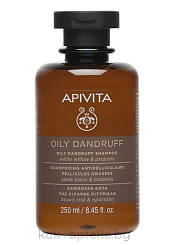 APIVITA Шампунь против перхоти для жирных волос с белой ивой и прополисом / Oily Dandruff Shampoo White Willow & Propolis, 250 мл