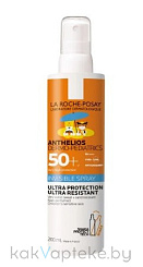 La Roche-Posay Anthelios Dermo-Pediatrics Спрей для лица и тела детский солнцезащитный невидимый SPF 50+ 200 мл