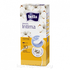 Bella Panty Intima Ультратонкие женские гигиенические ежедневные прокладки с органическим хлопком normal, 30 шт