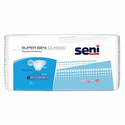 Super Seni Classic (extra large) Подгузники для взрослых 30 шт