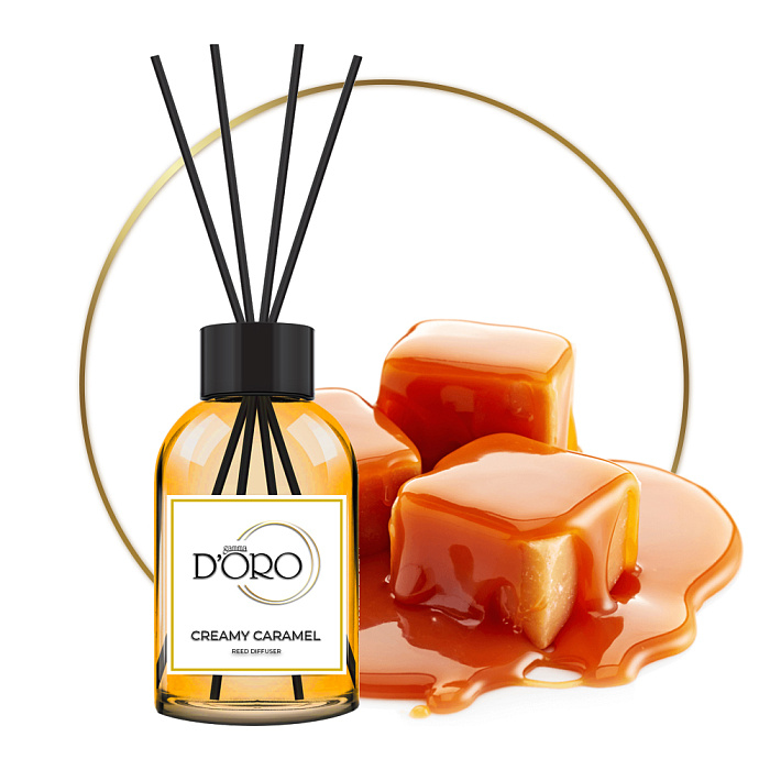 Gamma D'ORO Аромадиффузор для дома Сливочная карамель 100 мл CREAMY CARAMEL