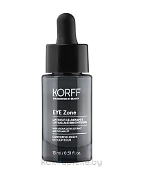 KORFF Крем-гель для кожи вокруг глаз лифтинговый и придающий сияние EYE Zone LIFTING AND BRIGHTENING EYE CONTOUR, 15 мл