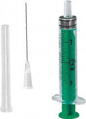 Шприц Avanti Medical трёхкомпонентный однократного применения стерильный с иглой 2,0мл