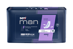 SENI MAN вкладыши специальные для мужчин SUPER LEVEL 5 (супер уровень 5) 15 шт