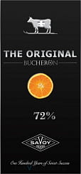 BUCHERON THE ORIGINAL Горький шоколад с кусочками апельсина (в картонном боксе) 100г