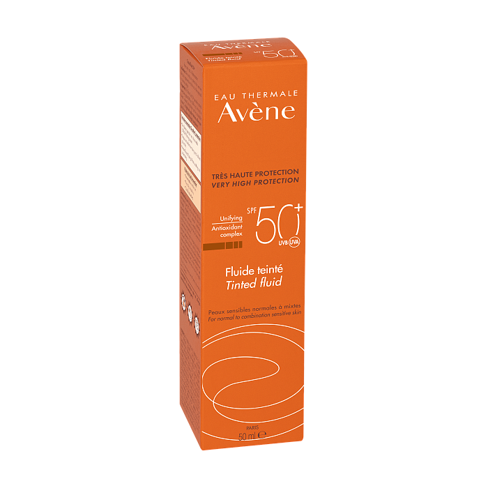 AVENE Солнцезащитный флюид с тонирующим эффектом SPF 50+ 50 мл