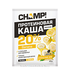 Каша протеиновая овсяная Банановая с коэнзимом Q10. Пакет 40 г