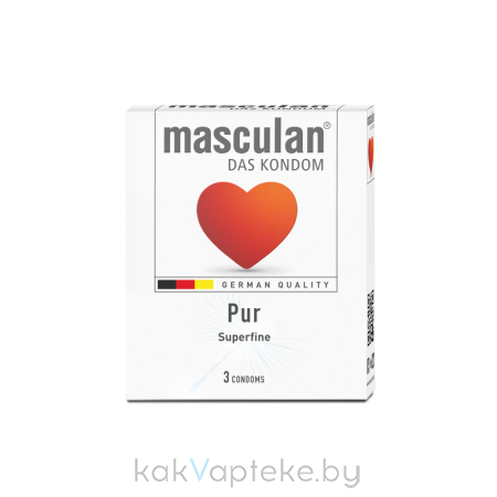 Презервативы "Masculan"(№3) PUR (утонченные прозрачные)