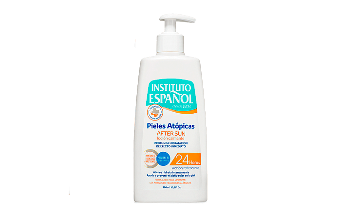 INSTITUTO ESPANOL Успокаивающий лосьон после загара / AFTER SUN CALMING LOCION линии ATOPIC SKIN, 300мл