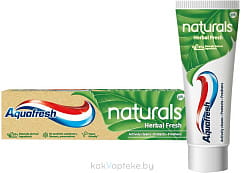 Aquafresh naturals Зубная паста Свежесть трав 75 мл